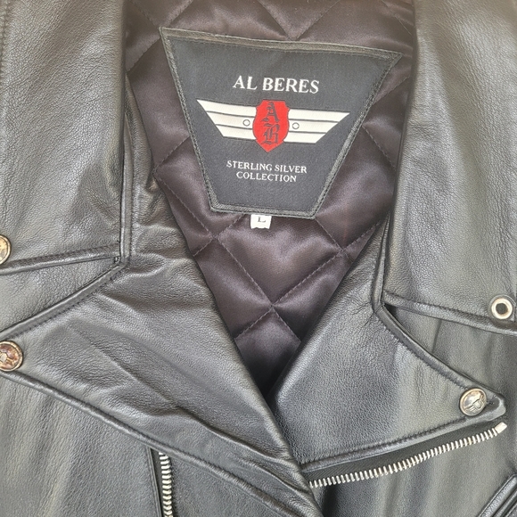 AL BERES LEATHER "MOTO" JACKET - Picture 3 of 4